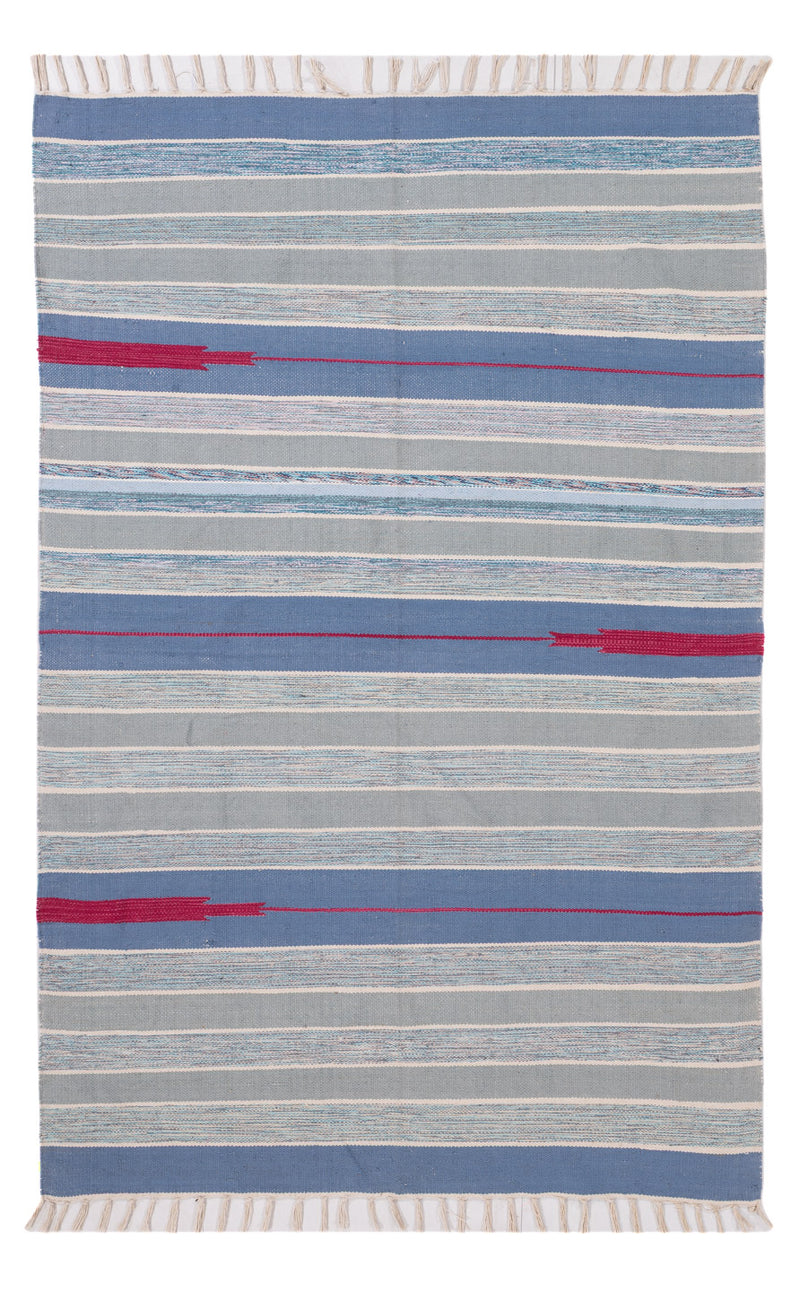 Kelim Modern Teppich 120x180cm - mehrfarbig