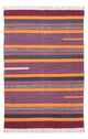 Kelim Modern Teppich 120x180cm - mehrfarbig
