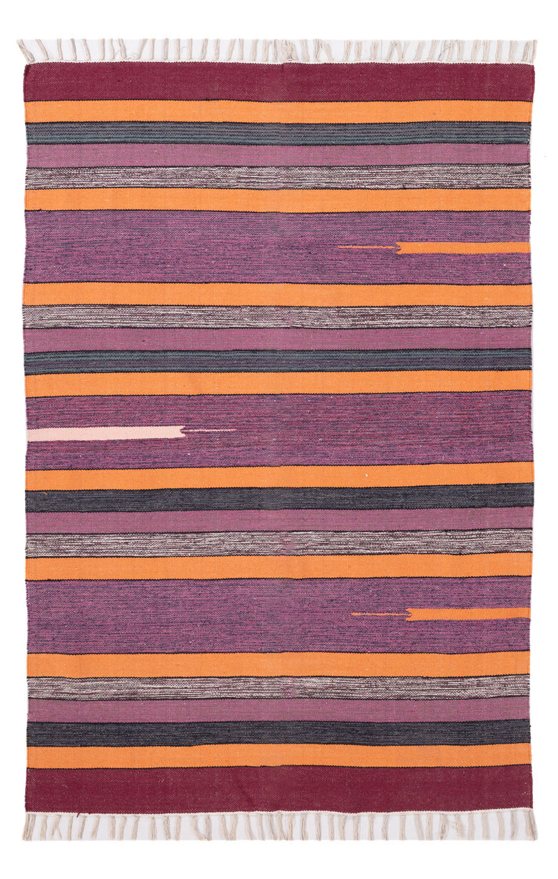 Kelim Modern Teppich 120x180cm - mehrfarbig