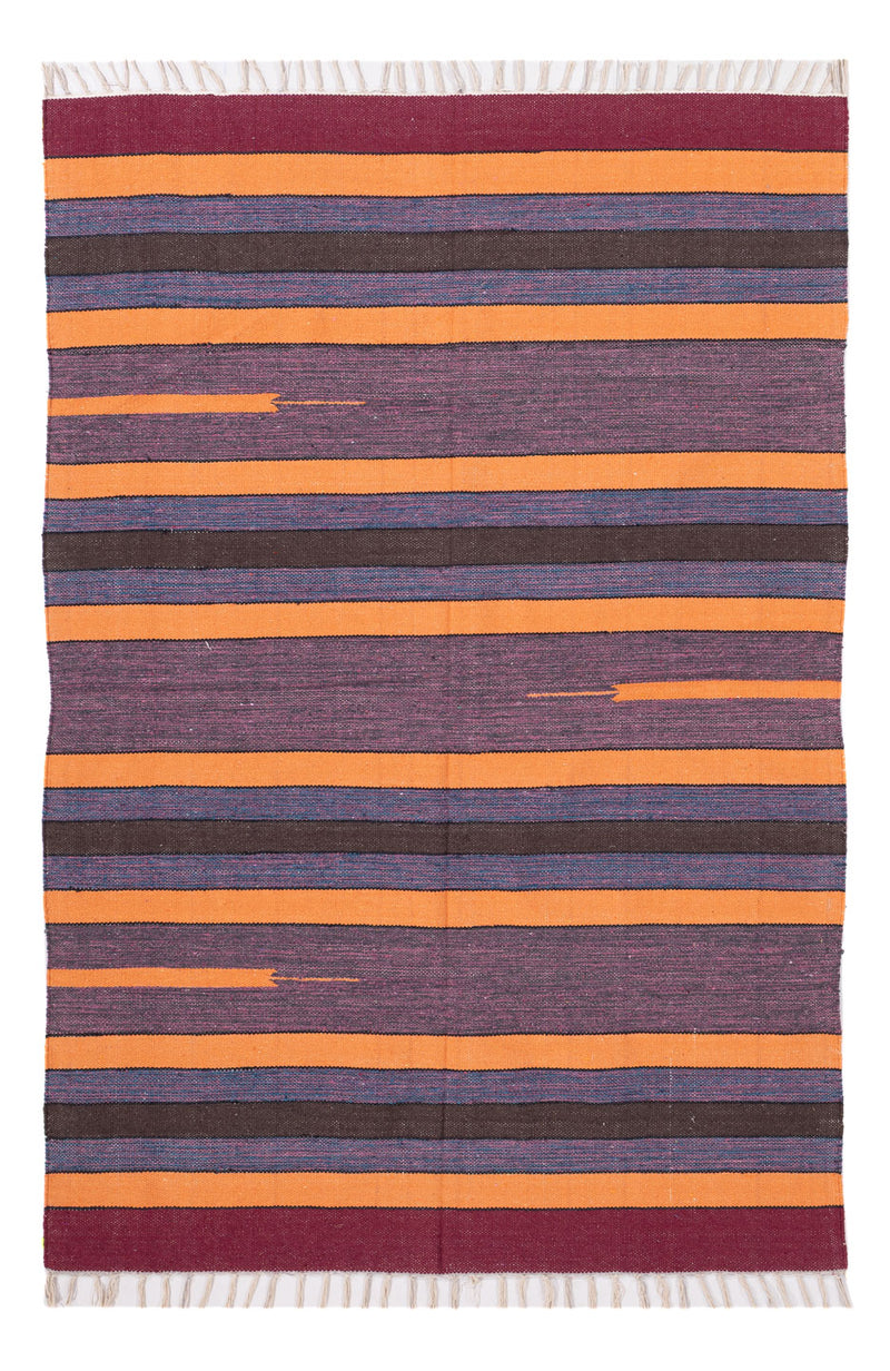 Kelim Modern Teppich 120x180cm - mehrfarbig