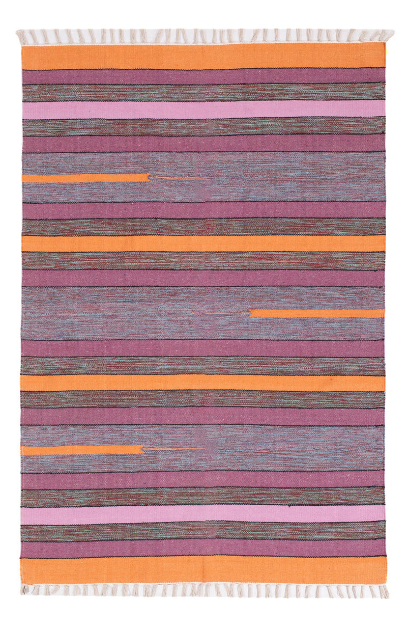 Kelim Modern Teppich 120x180cm - mehrfarbig