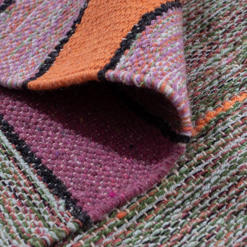 Kelim Modern Teppich 120x180cm - mehrfarbig