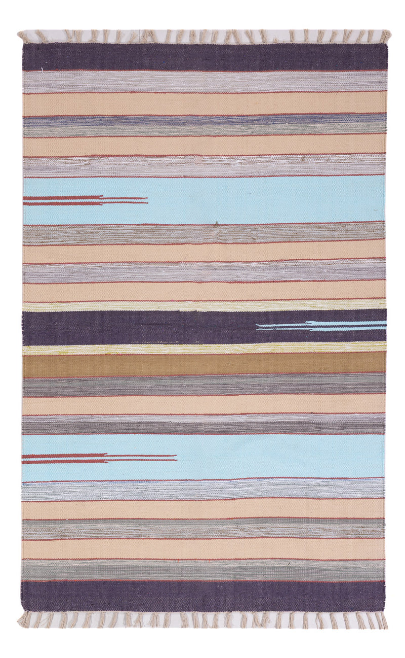 Kelim Modern Teppich 120x180cm - mehrfarbig