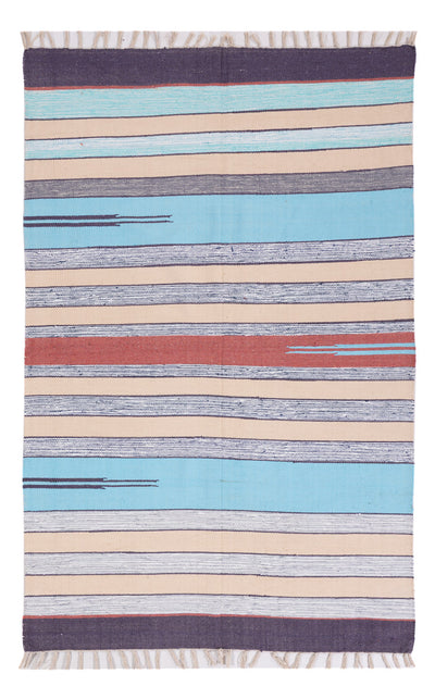 Kelim Modern Teppich 120x180cm - mehrfarbig