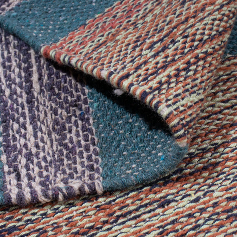 Kelim Modern Teppich 60x90cm - mehrfarbig