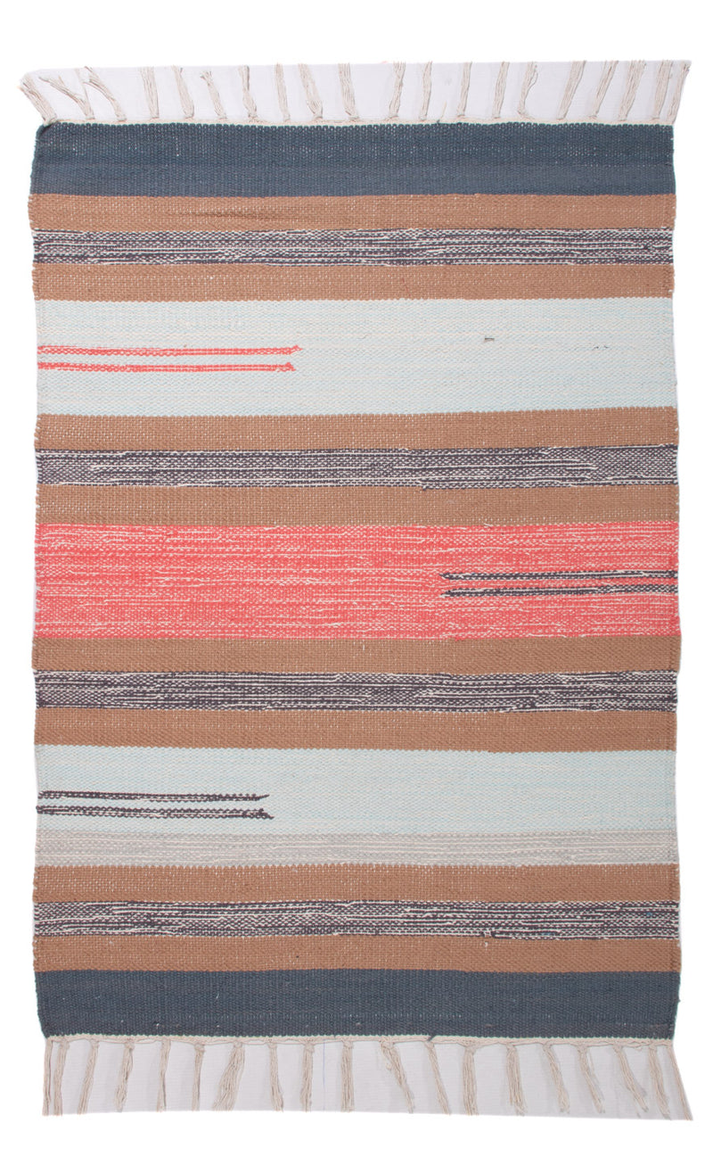 Kelim Modern Teppich 60x90cm - mehrfarbig