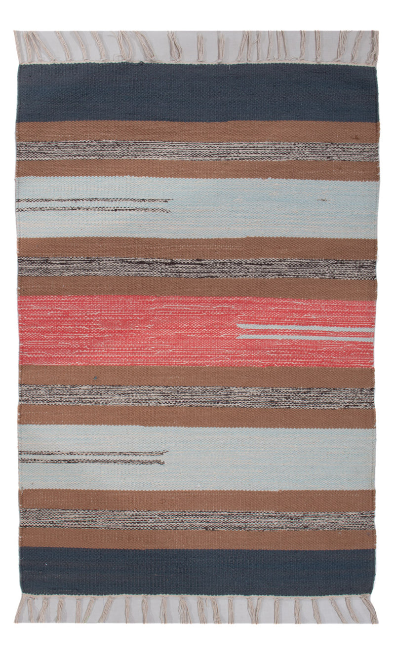 Kelim Modern Teppich 60x90cm - mehrfarbig