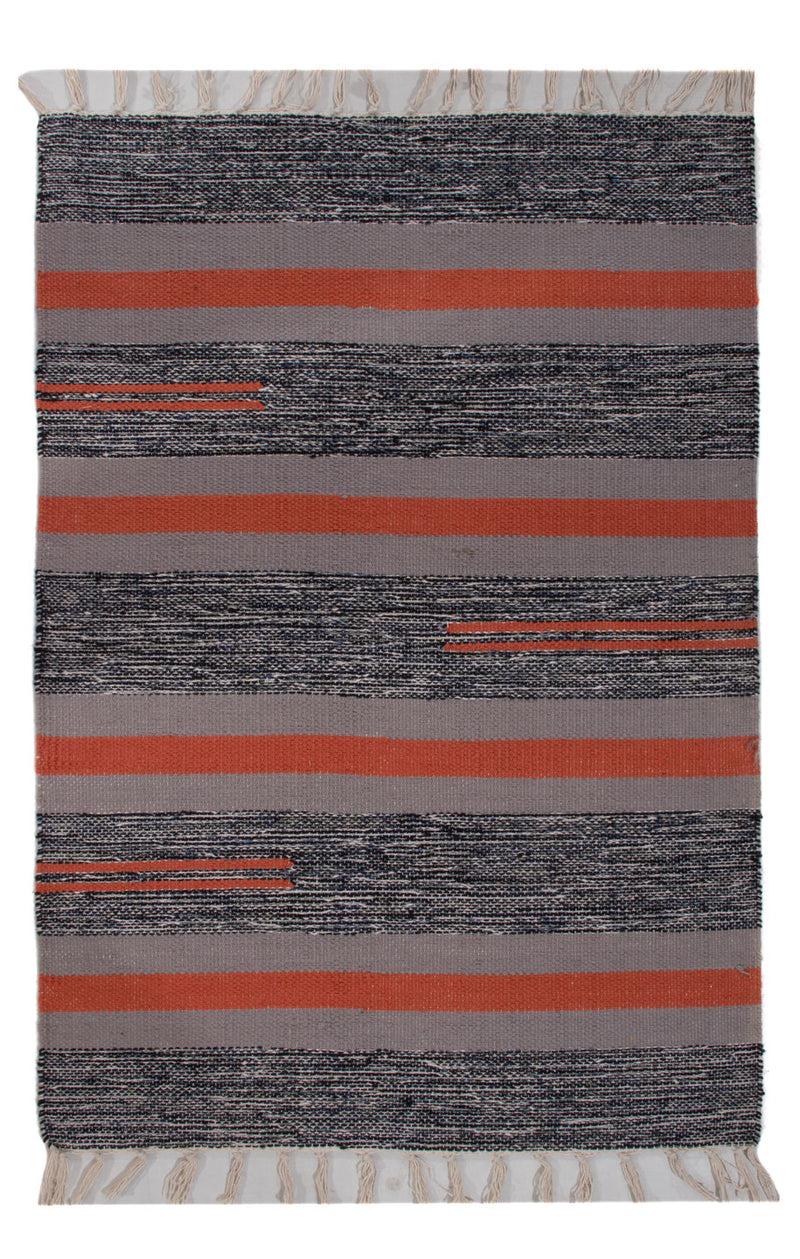 Kelim Modern Teppich 60x90cm - mehrfarbig