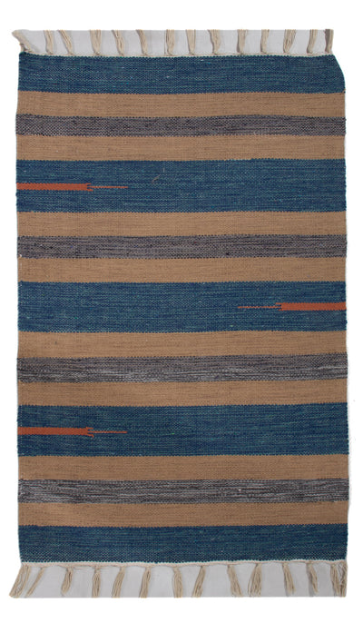 Kelim Modern Teppich 60x90cm - mehrfarbig