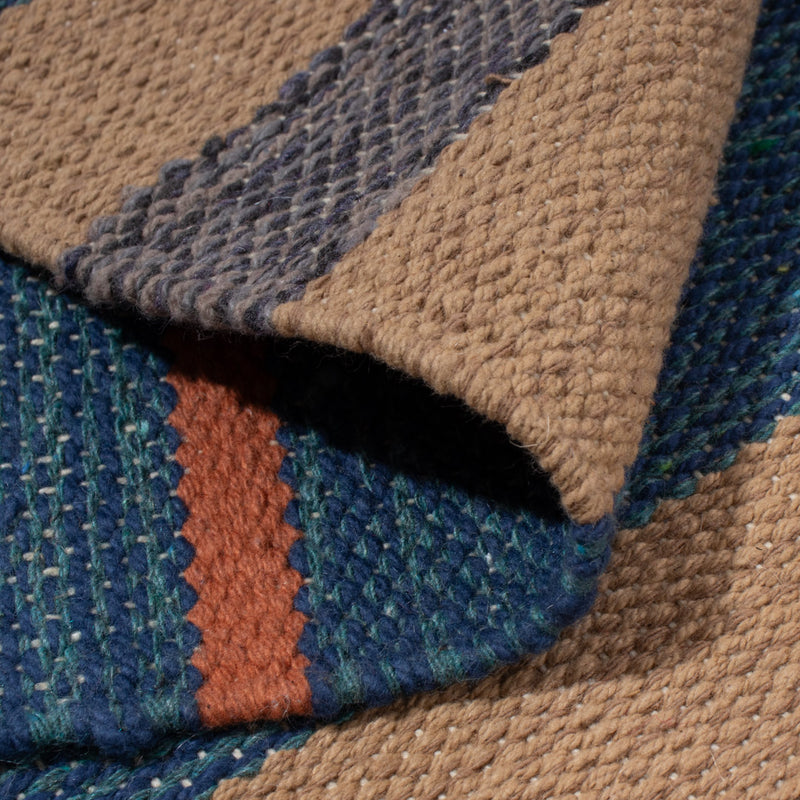 Kelim Modern Teppich 60x90cm - mehrfarbig