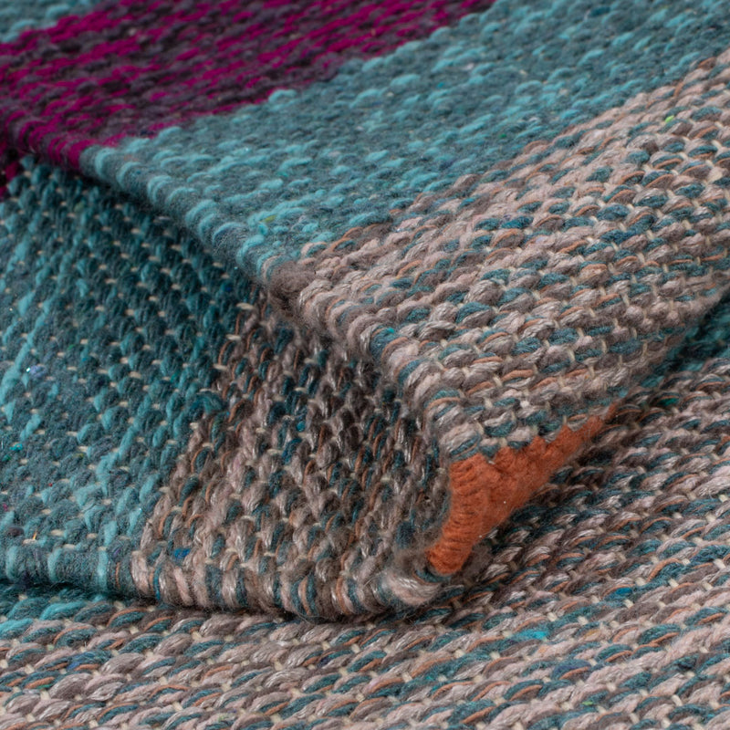 Kelim Modern Teppich 60x90cm - mehrfarbig