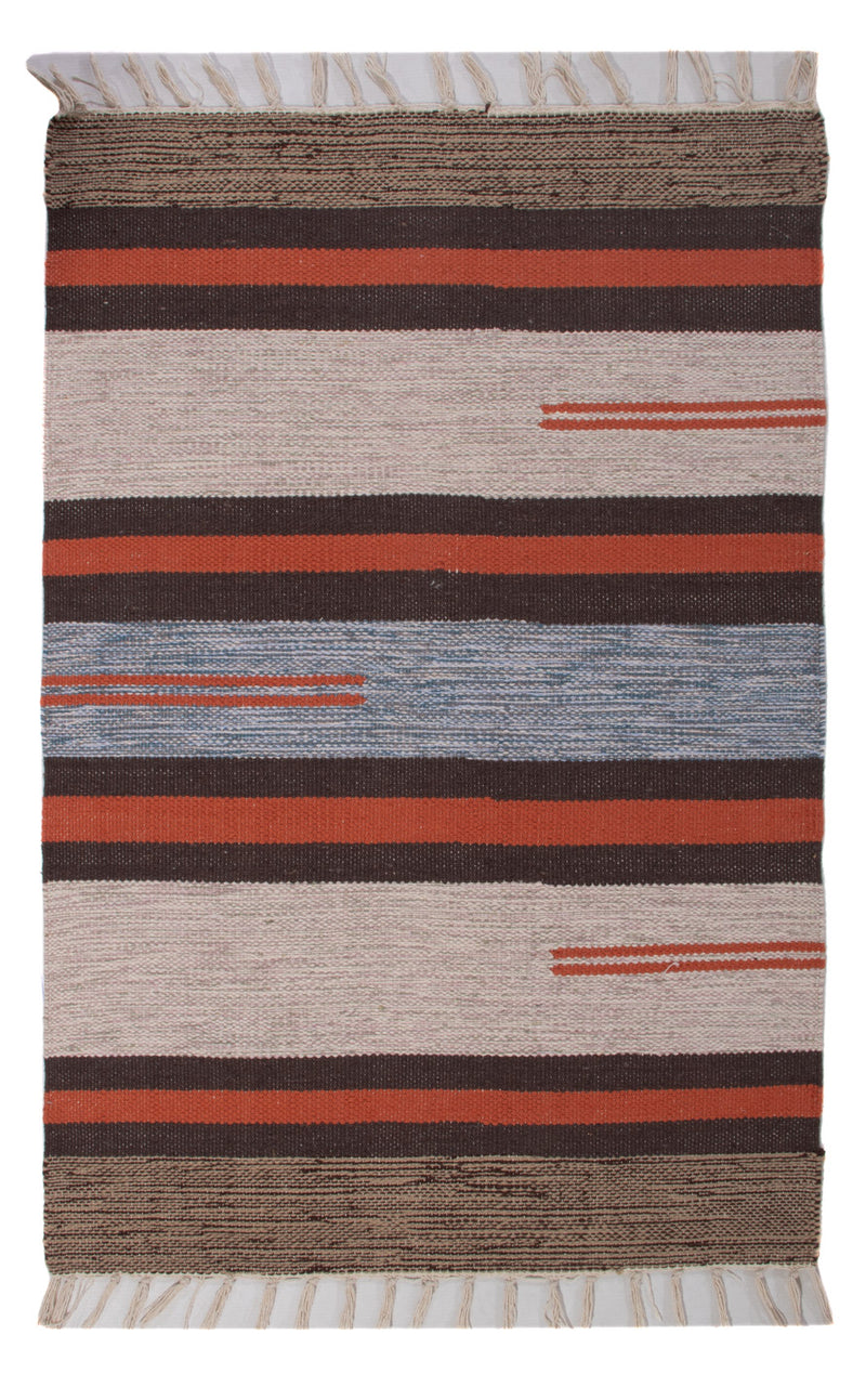Kelim Modern Teppich 60x90cm - mehrfarbig