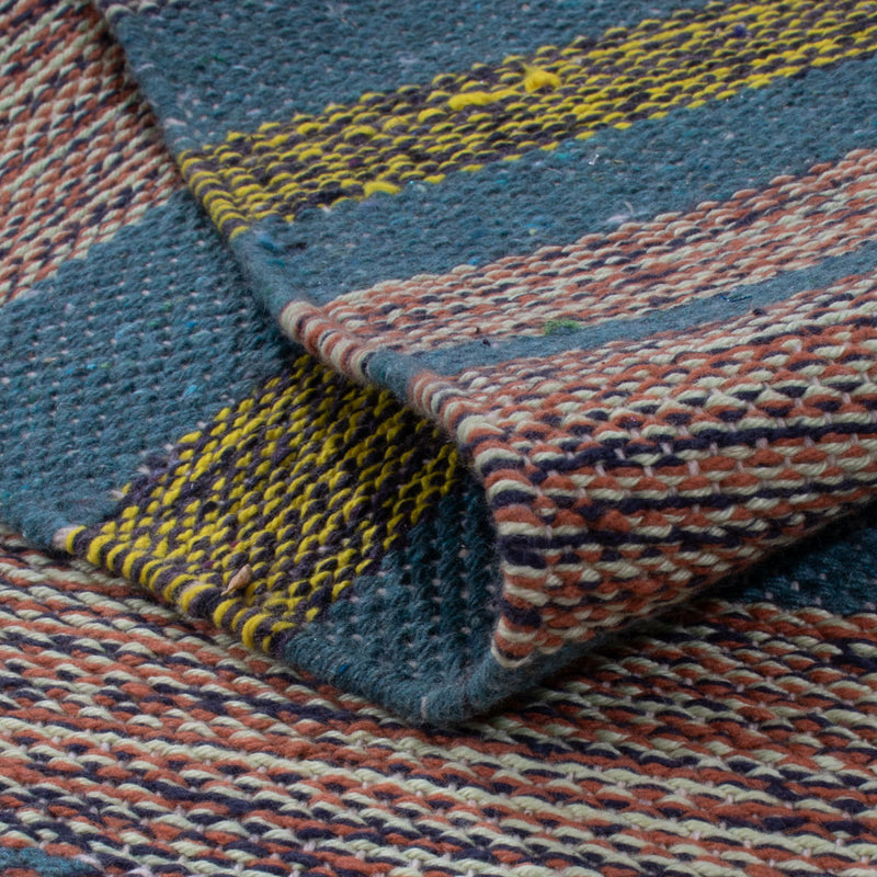 Kelim Modern Teppich 60x90cm - mehrfarbig