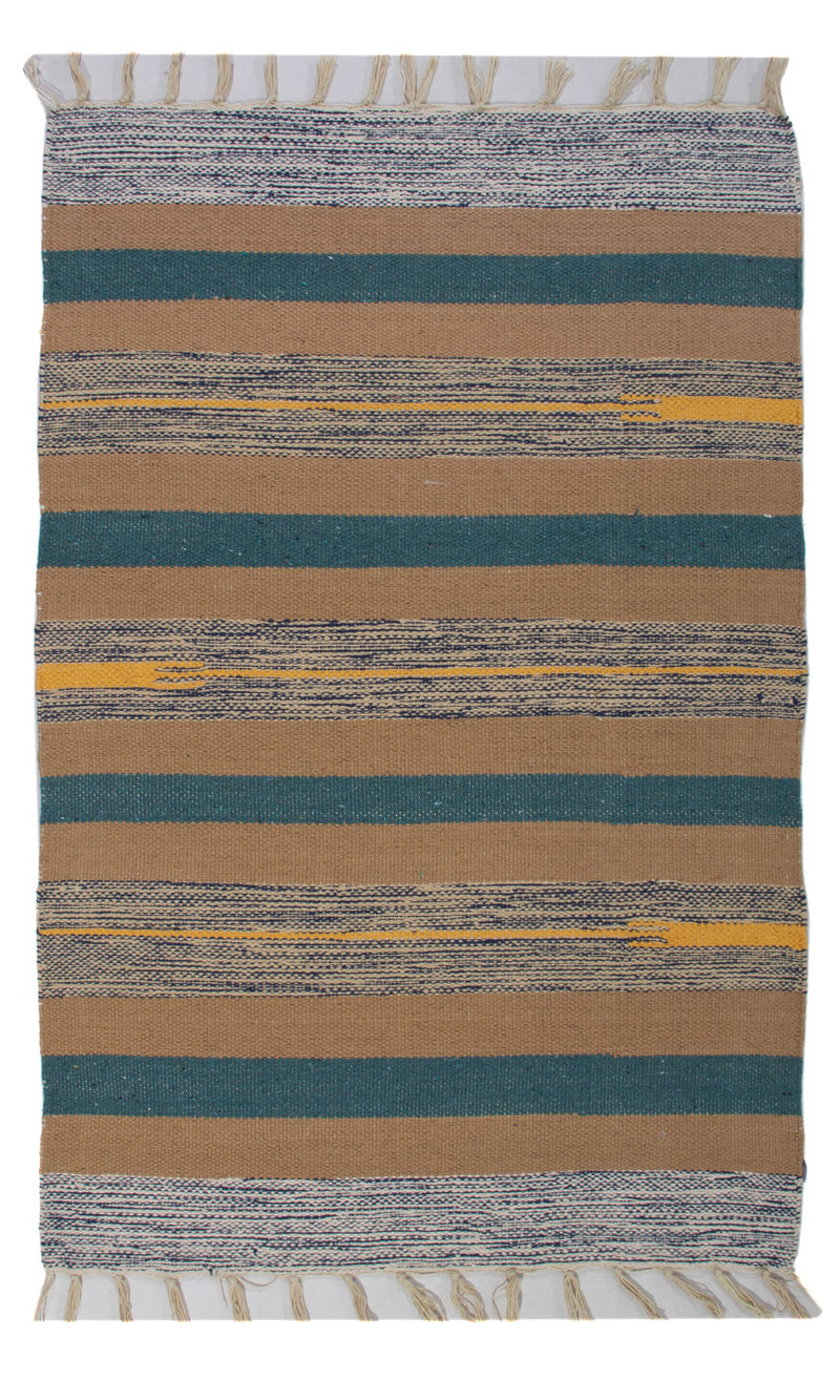 Kelim Modern Teppich 60x90cm - mehrfarbig