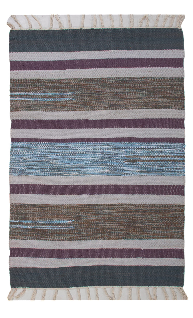 Kelim Modern Teppich 60x90cm - mehrfarbig
