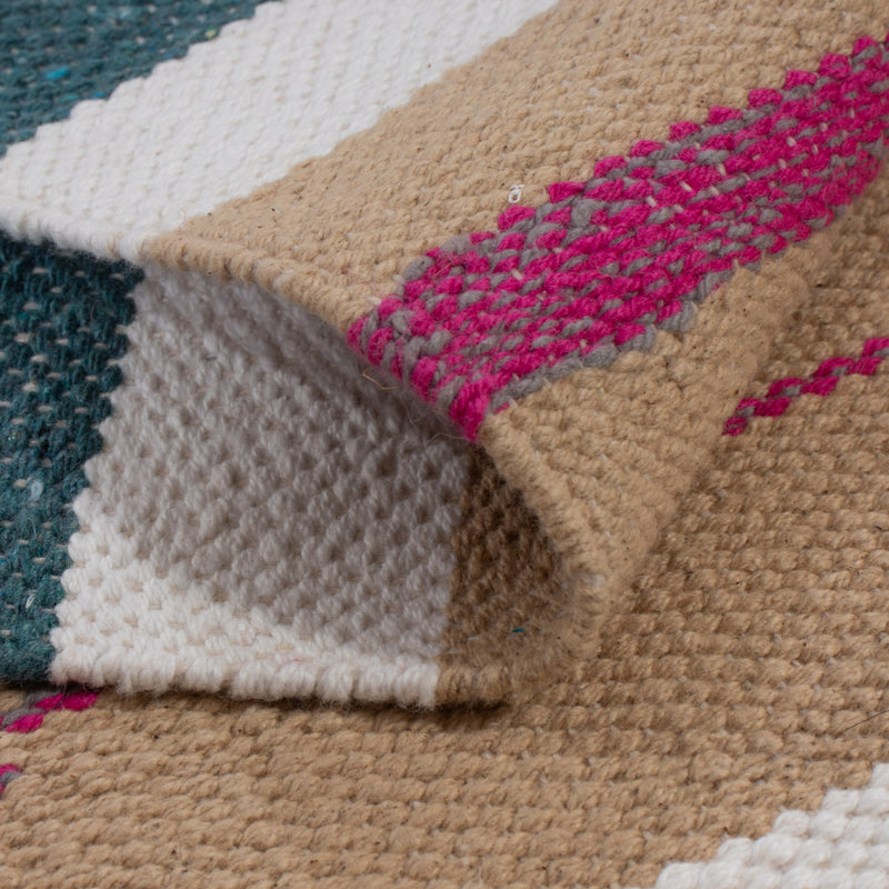 Kelim Modern Teppich 60x90cm - mehrfarbig