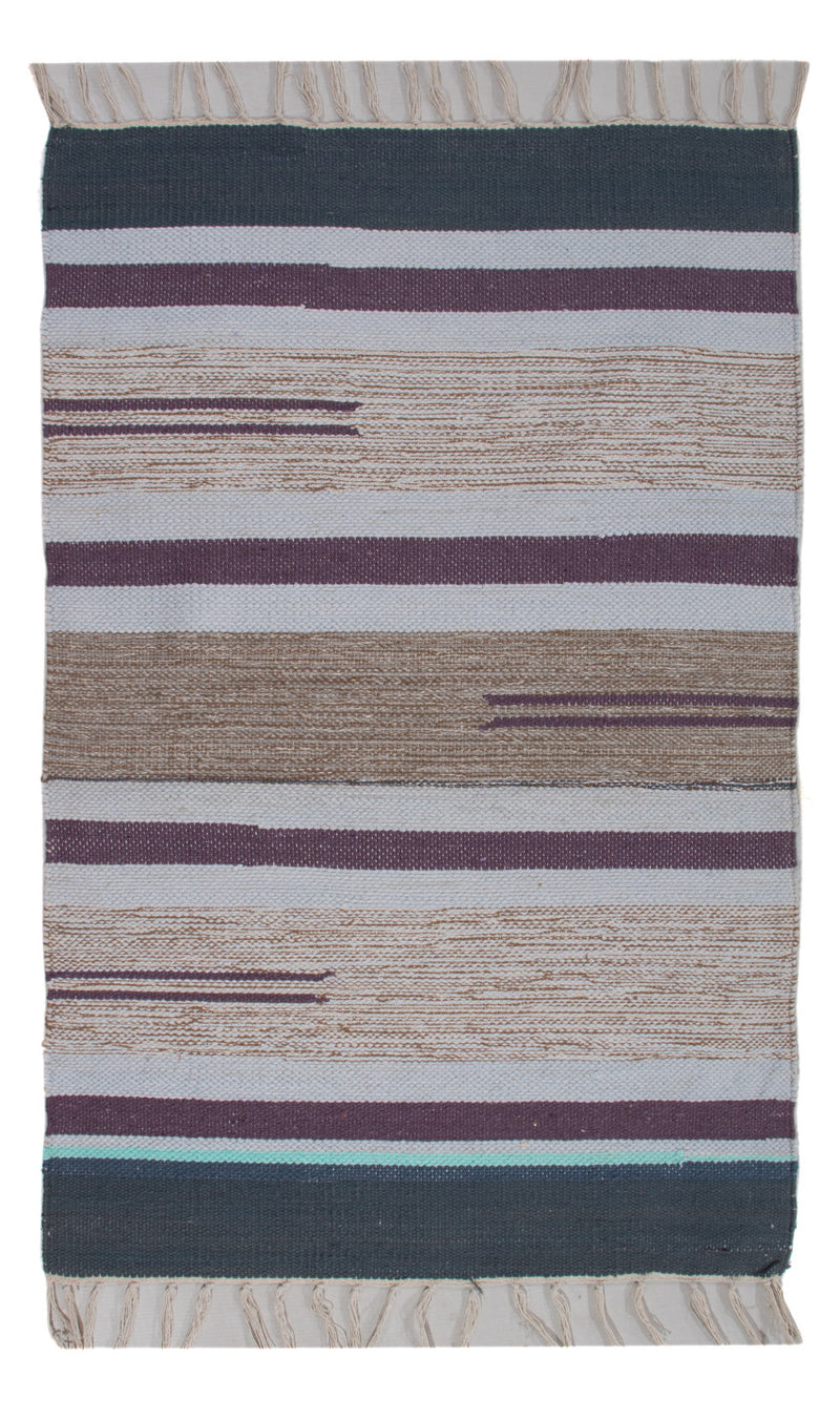 Kelim Modern Teppich 60x90cm - mehrfarbig