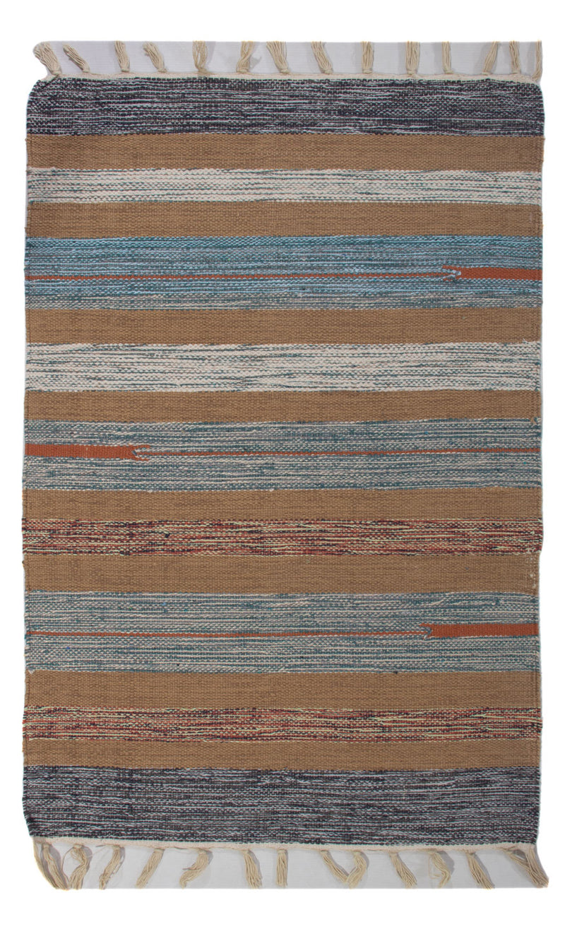 Kelim Modern Teppich 60x90cm - mehrfarbig