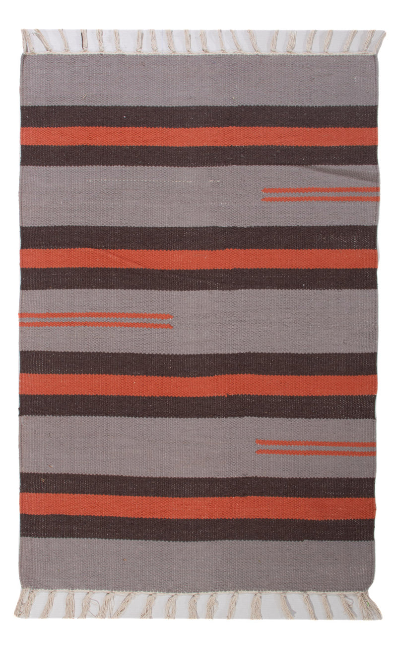 Kelim Modern Teppich 60x90cm - mehrfarbig