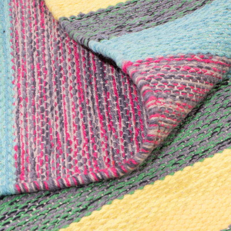 Kelim Modern Teppich 70x150cm - mehrfarbig