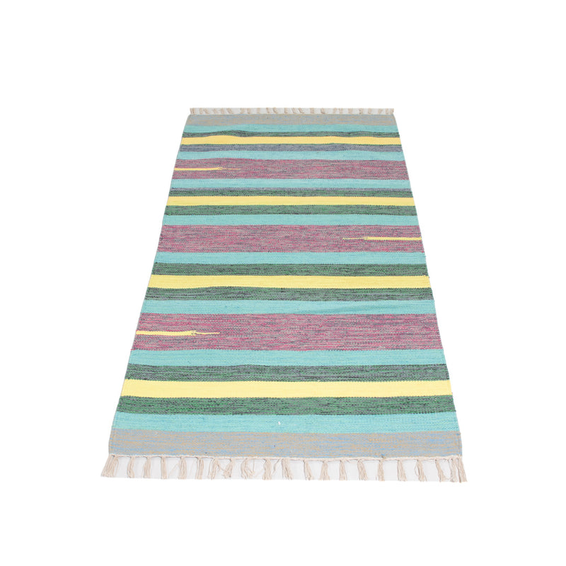 Kelim Modern Teppich 70x150cm - mehrfarbig