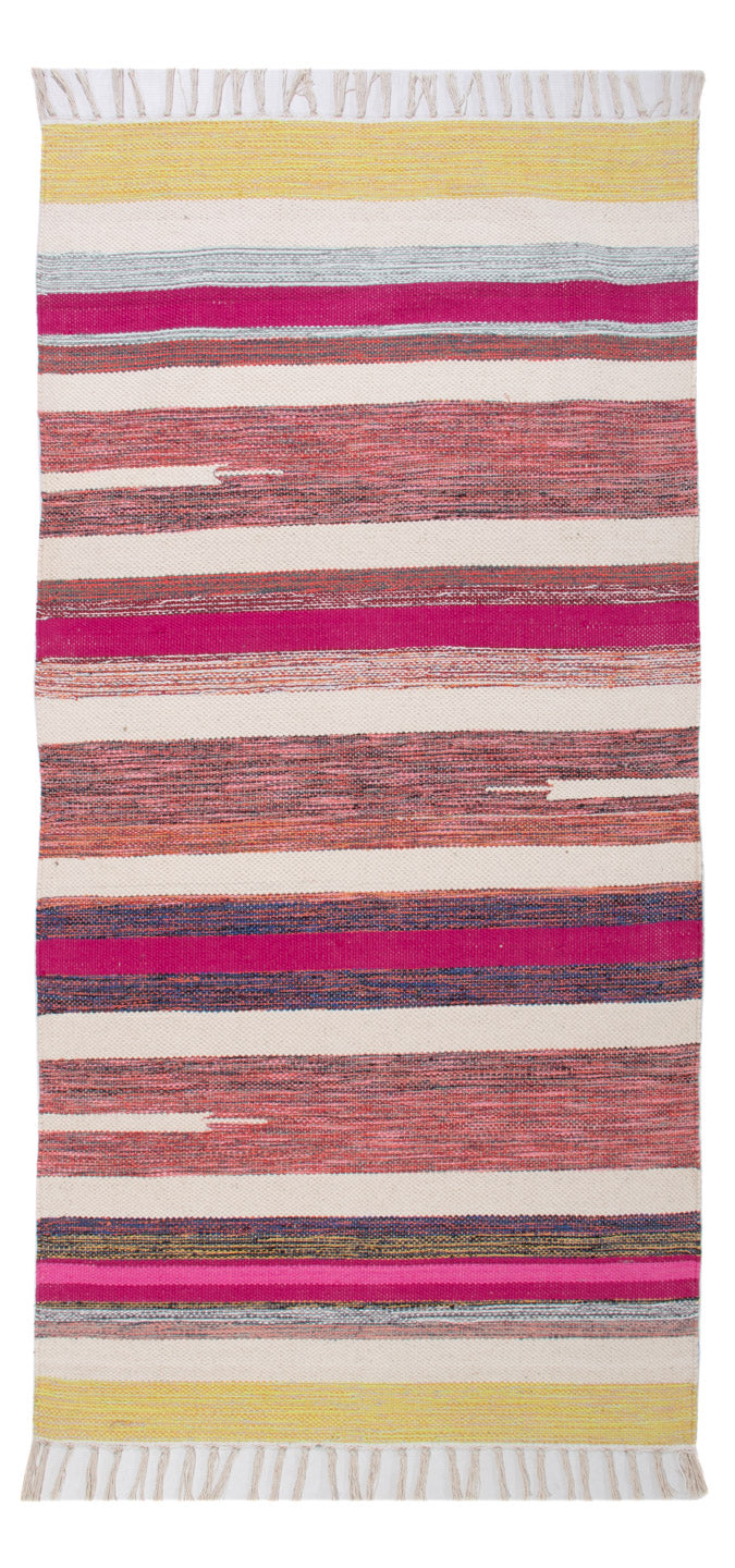 Kelim Modern Teppich 70x150cm - mehrfarbig