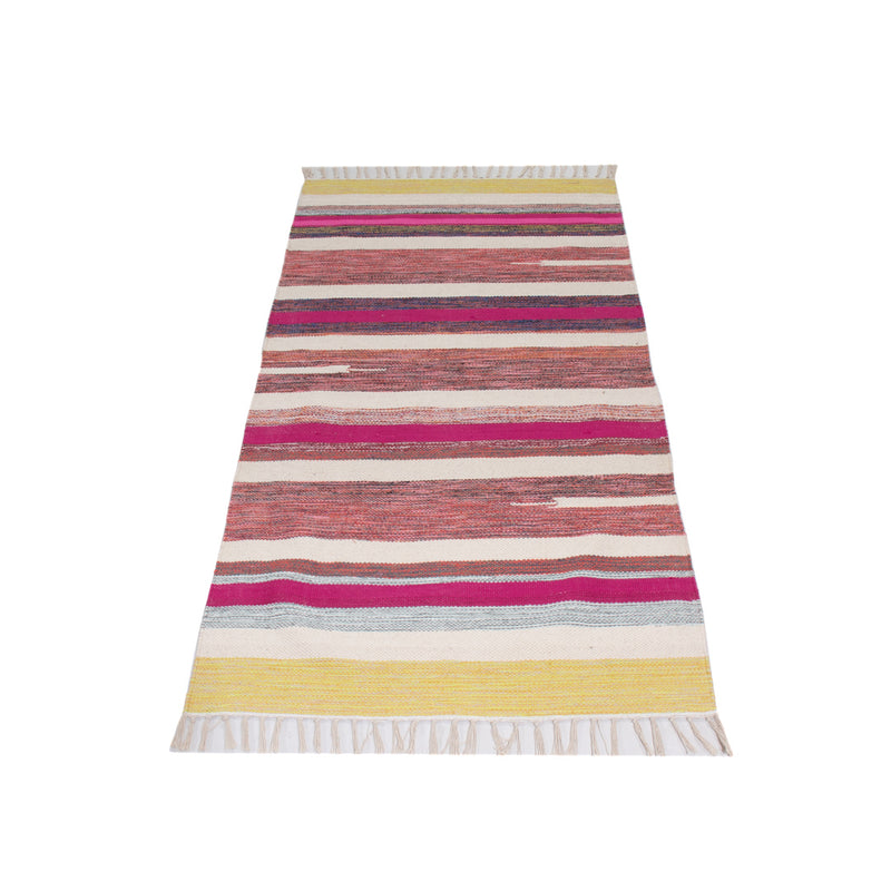 Kelim Modern Teppich 70x150cm - mehrfarbig