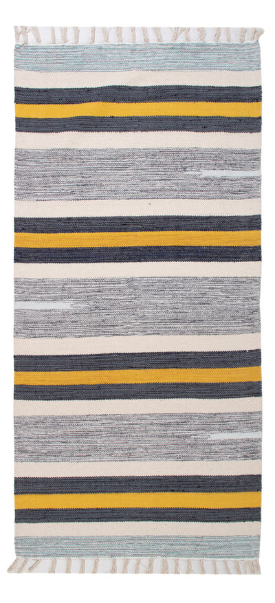 Kelim Modern Teppich 70x150cm - mehrfarbig
