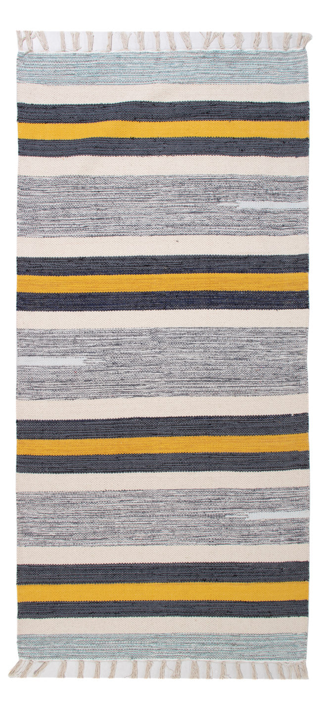 Kelim Modern Teppich 70x150cm - mehrfarbig