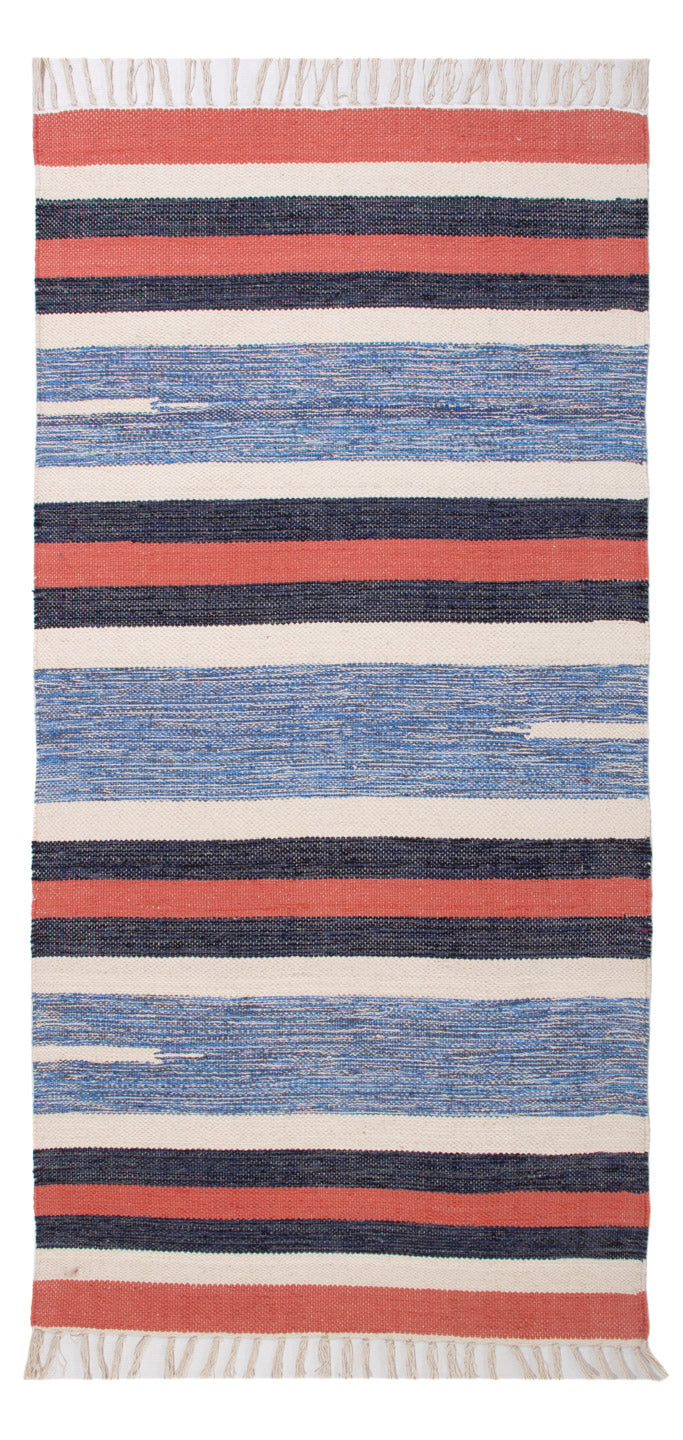 Kelim Modern Teppich 70x150cm - mehrfarbig