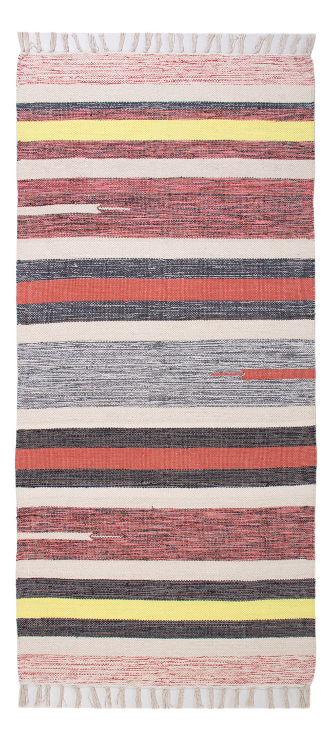 Kelim Modern Teppich 70x150cm - mehrfarbig