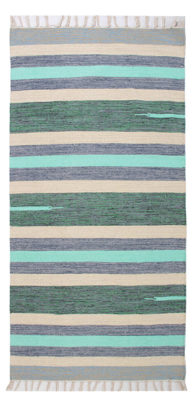 Kelim Modern Teppich 70x150cm - mehrfarbig