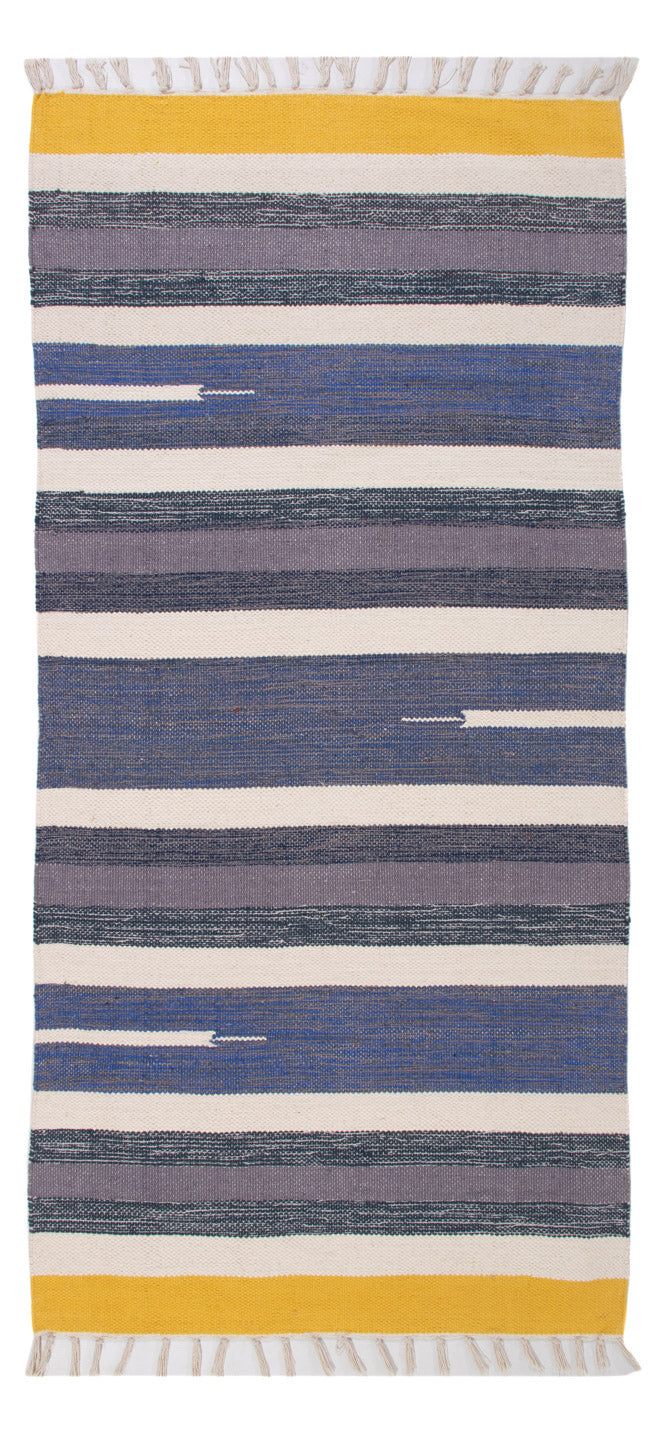Kelim Modern Teppich 70x150cm - mehrfarbig