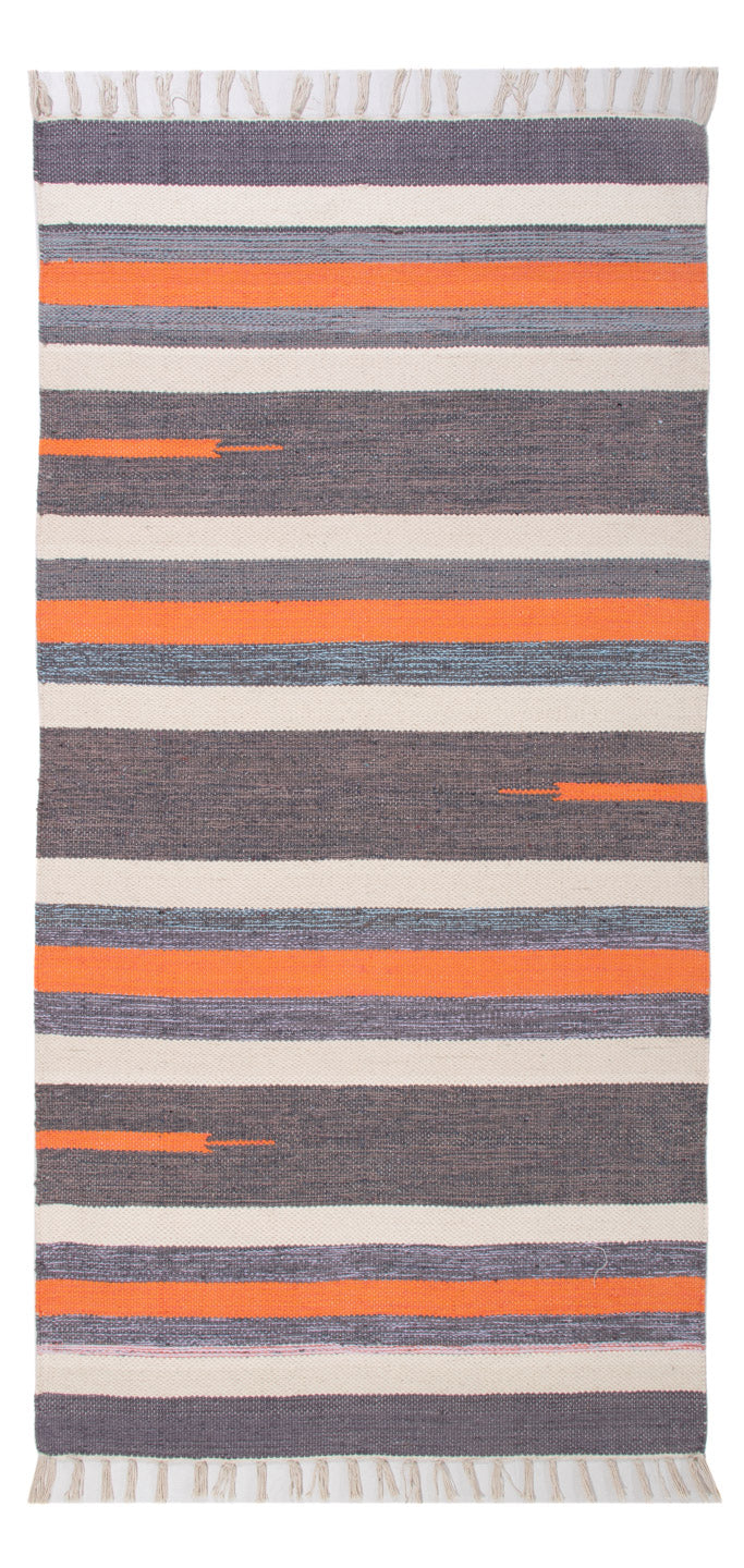 Kelim Modern Teppich 70x150cm - mehrfarbig