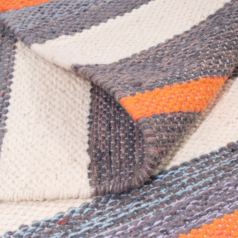 Kelim Modern Teppich 70x150cm - mehrfarbig