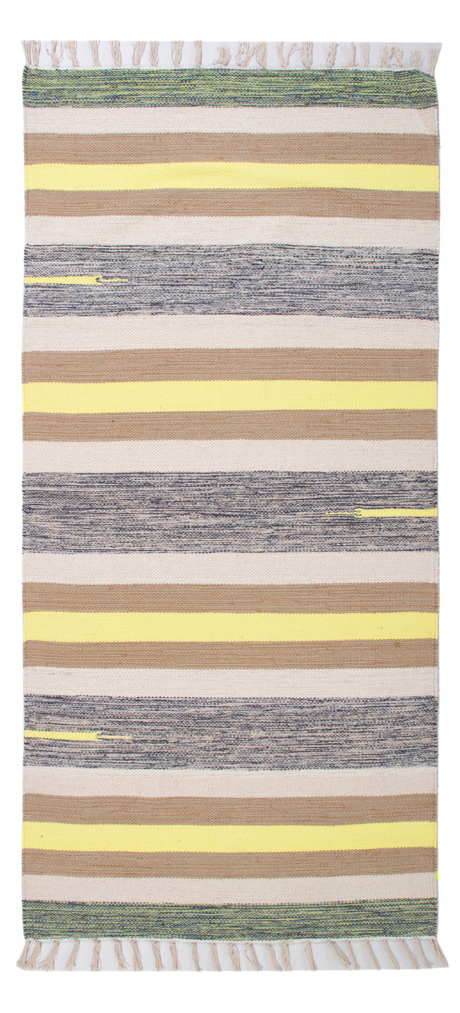 Kelim Modern Teppich 70x150cm - mehrfarbig