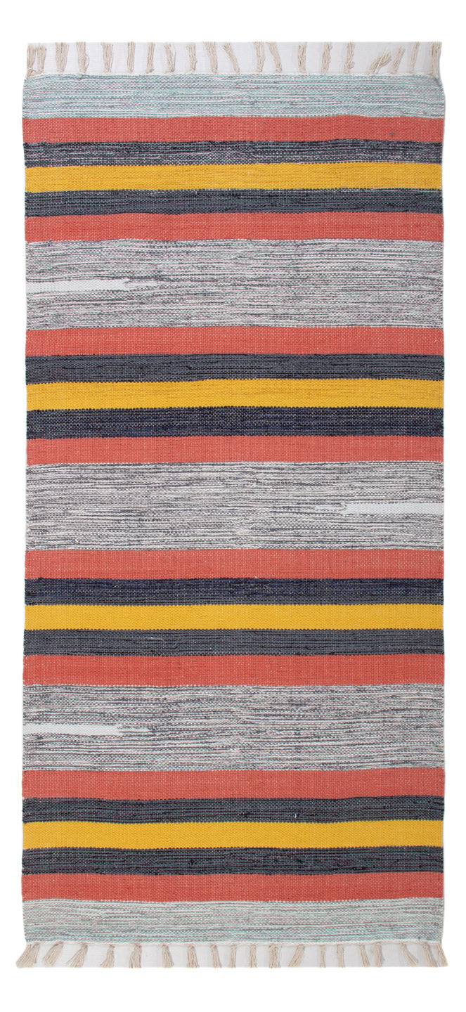 Kelim Modern Teppich 70x150cm - mehrfarbig
