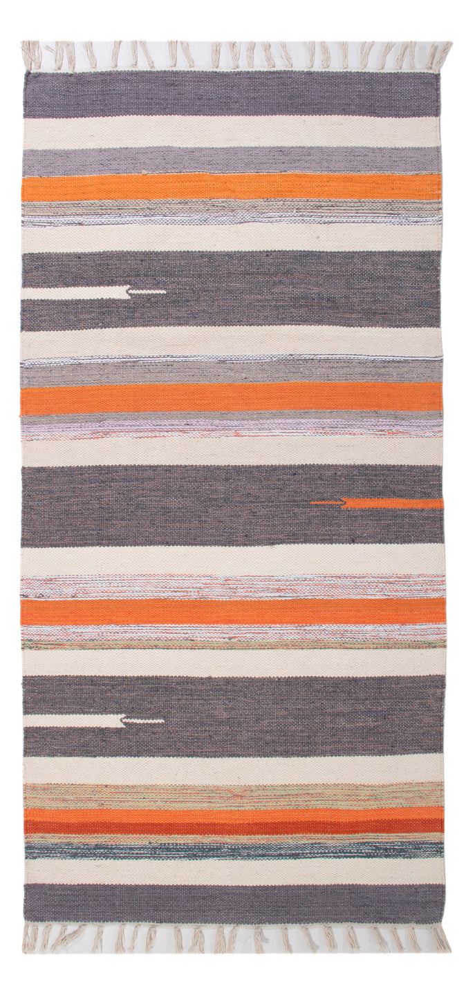 Kelim Modern Teppich 70x150cm - mehrfarbig