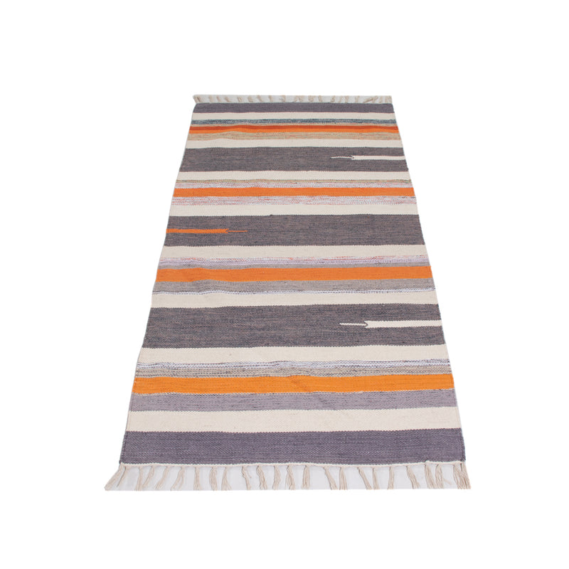 Kelim Modern Teppich 70x150cm - mehrfarbig