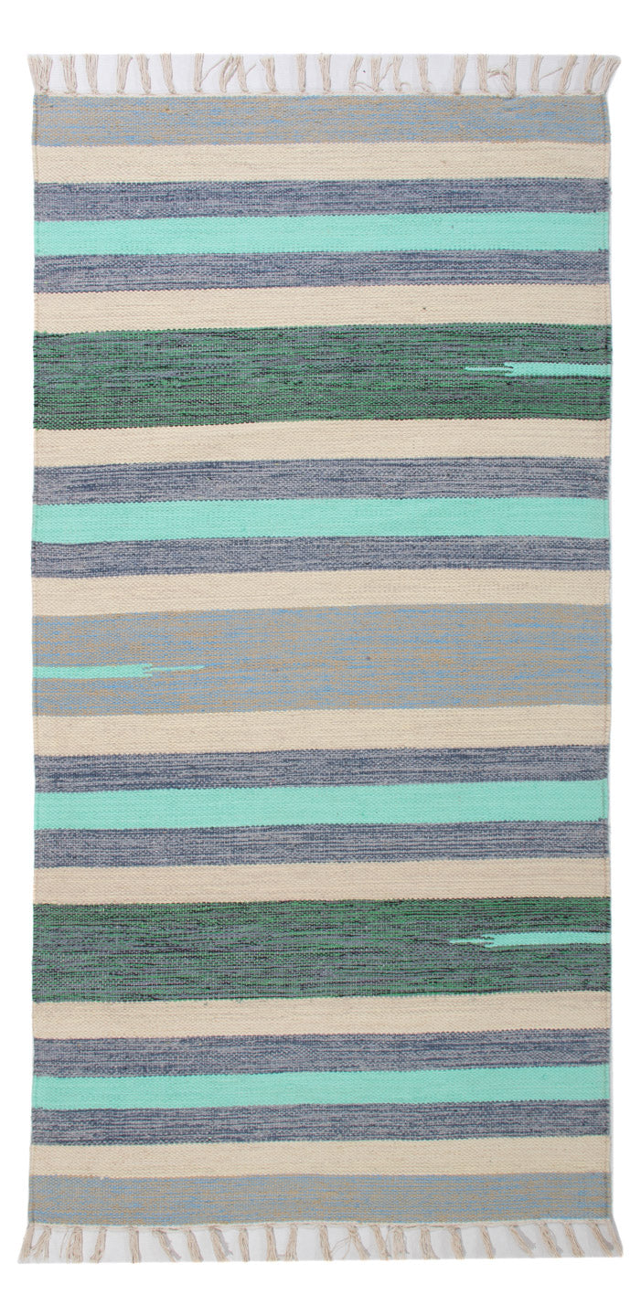 Kelim Modern Teppich 70x150cm - mehrfarbig