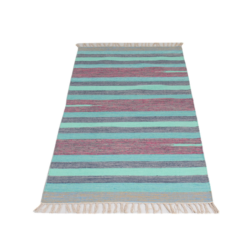 Kelim Modern Teppich 70x150cm - mehrfarbig