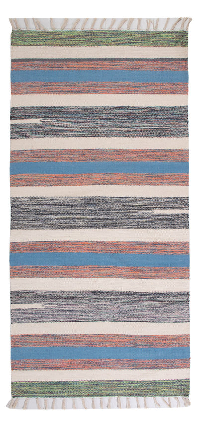 Kelim Modern Teppich 70x150cm - mehrfarbig