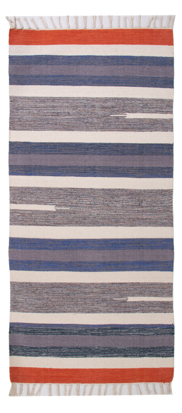 Kelim Modern Teppich 70x150cm - mehrfarbig