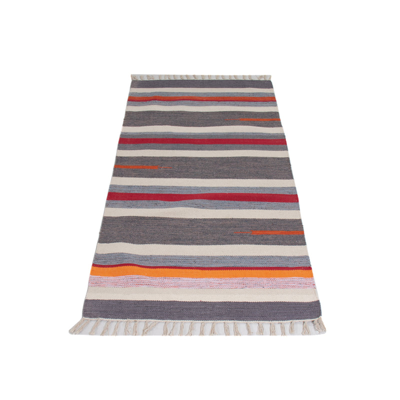 Kelim Modern Teppich 70x150cm - mehrfarbig