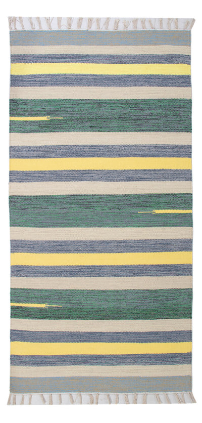 Kelim Modern Teppich 70x150cm - mehrfarbig