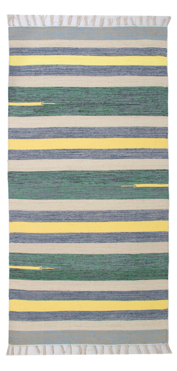 Kelim Modern Teppich 70x150cm - mehrfarbig