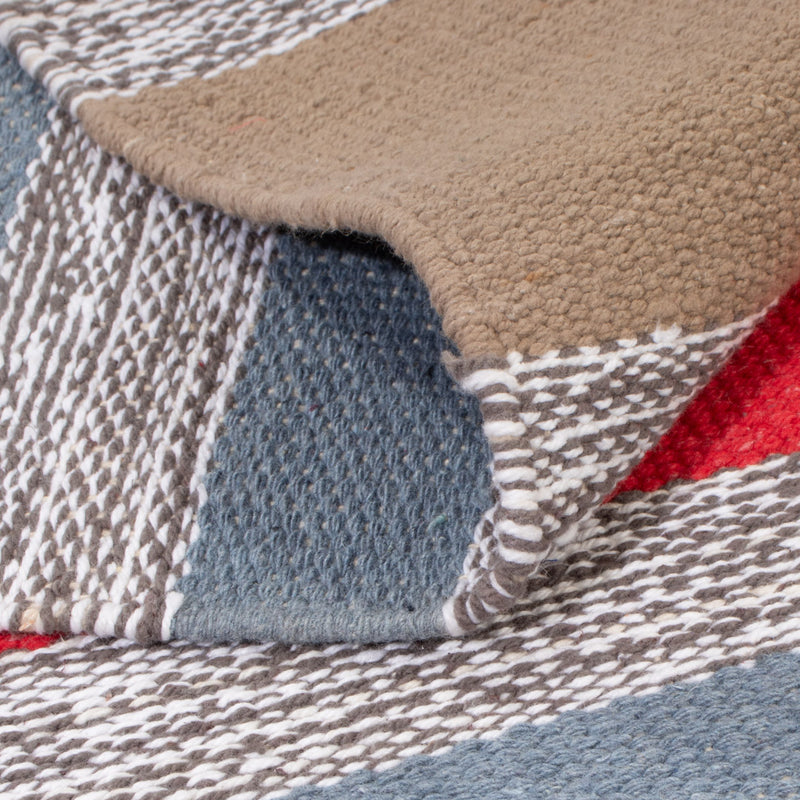 Kelim Modern Teppich 70x150cm - mehrfarbig