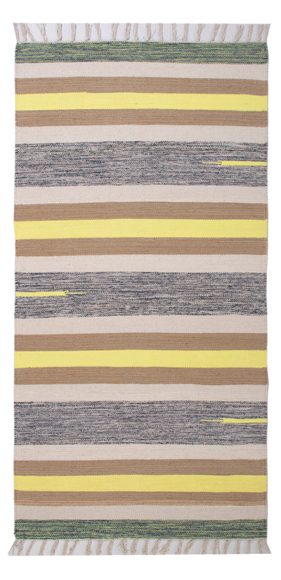 Kelim Modern Teppich 70x150cm - mehrfarbig