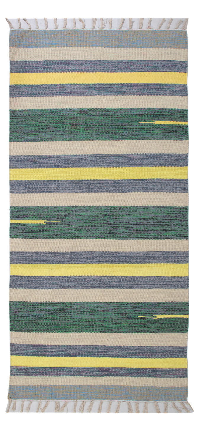 Kelim Modern Teppich 70x150cm - mehrfarbig