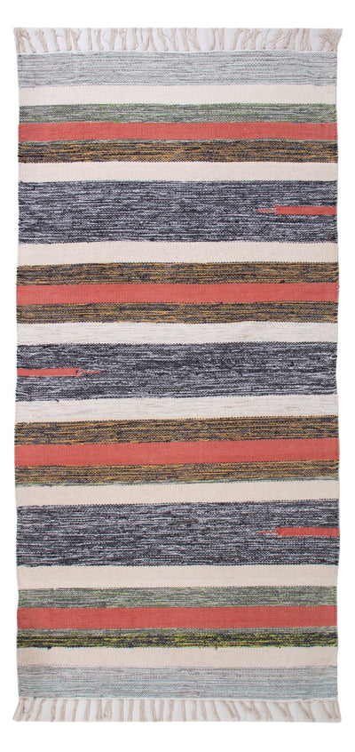 Kelim Modern Teppich 70x150cm - mehrfarbig